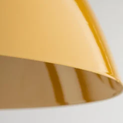 Lampadari Cucina-Selezionato da Mazzolaluce Lampadario per cucina moderna cupola ocra 34cm