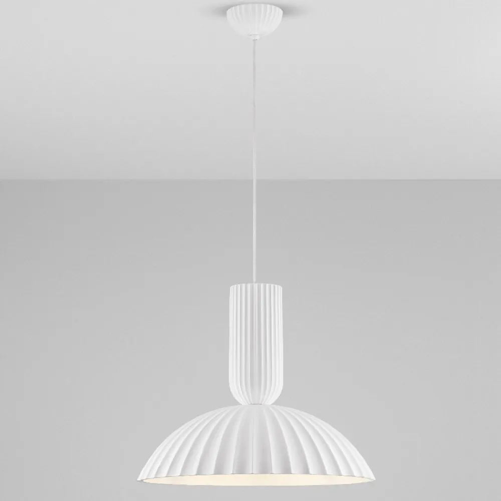 Lampadari Cucina-Selezionato da Mazzolaluce Lampadario per cucina moderna con paralume circolare in gesso