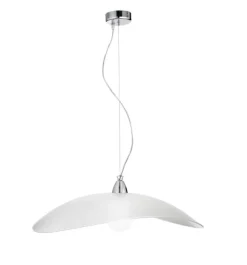 Lampadari Cucina-Selezionato da Mazzolaluce Lampadario per cucina moderna vetro bianco design
