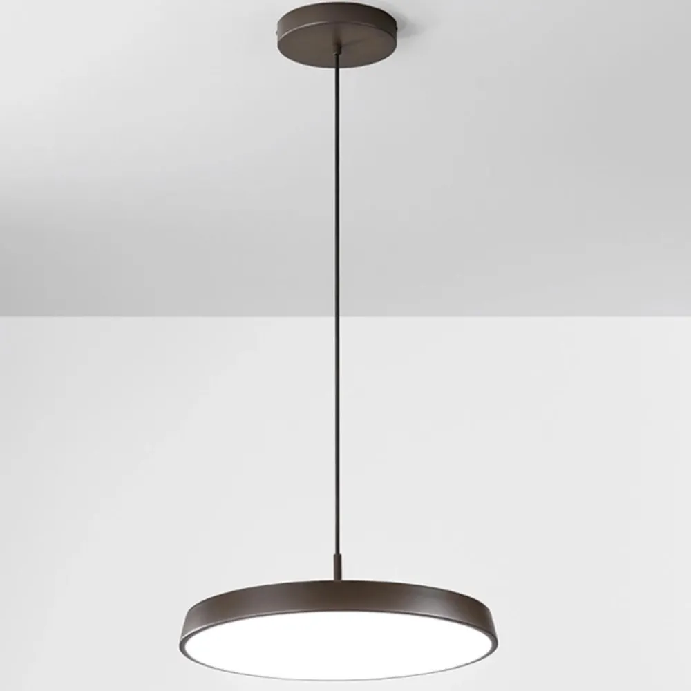 Lampadari Cucina-IsyLuce Lampadario per cucina moderna caffe' led 39w 3000k 4000k dimmerabile