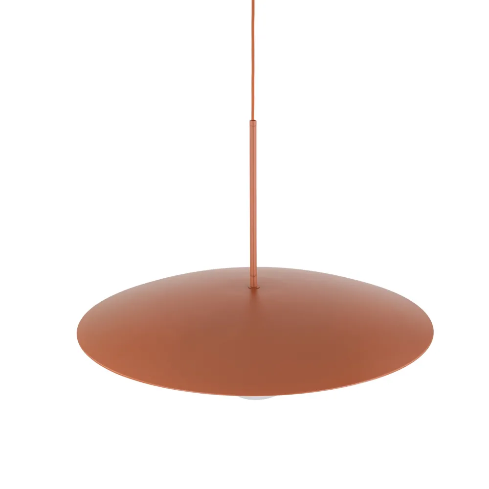 Lampadari Cucina-Selezionato da Mazzolaluce Lampadario per cucina moderna disco mattone sfera bianca 65 cm