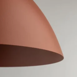 Lampadari Cucina-Selezionato da Mazzolaluce Lampadario per cucina moderna marrone cupola 34cm