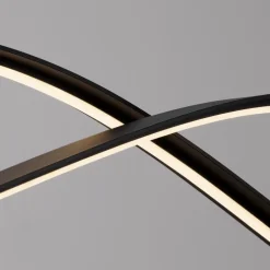 Lampadari Cucina-Selezionato da Mazzolaluce Lampadario per cucina moderna nero led 2700k-3000k-4000k dimmerabile