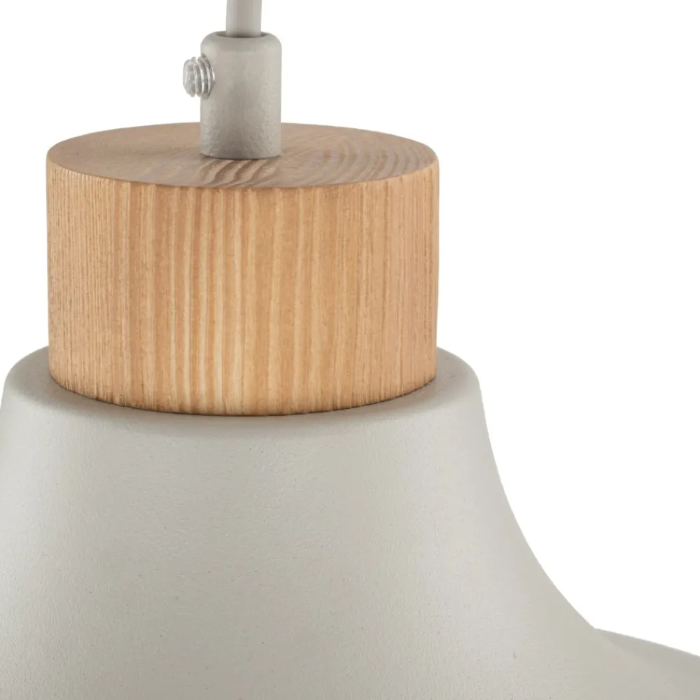 Lampadari Cucina-Selezionato da Mazzolaluce Lampadario per cucina moderna beige a campana 34 cm