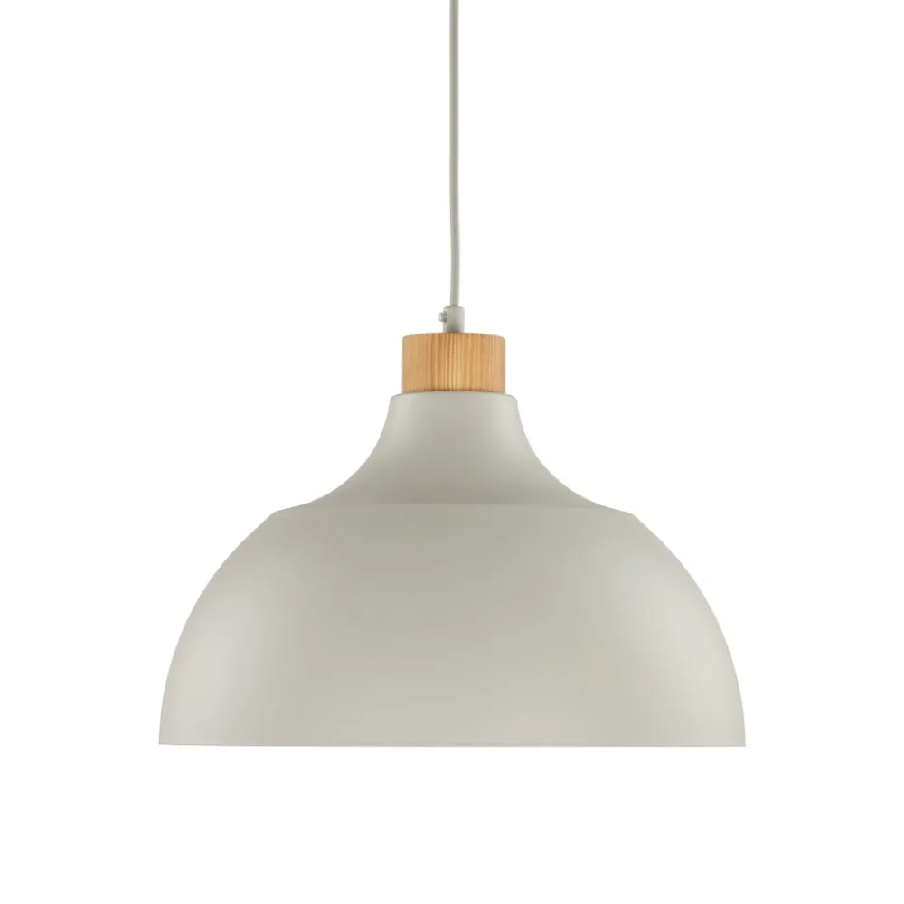 Lampadari Cucina-Selezionato da Mazzolaluce Lampadario per cucina moderna beige a campana 34 cm