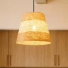 Lampadari Cucina-Selezionato da Mazzolaluce Lampadario per cucina moderna 30 cm in materiale naturale