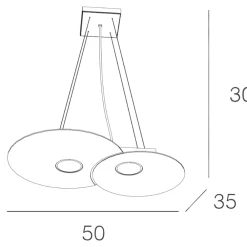 Lampadari Cucina-Top Light Lampadario per cucina moderna grigio toplight plate