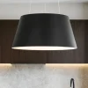 Lampadari Cucina-Selezionato da Mazzolaluce Lampadario per cucina moderna nero led cono rovesciato