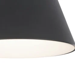 Lampadari Cucina-Selezionato da Mazzolaluce Lampadario per cucina moderna nero led cono rovesciato