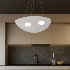 Lampadari Cucina-Top Light Lampadario per cucina moderna grigio toplight shape