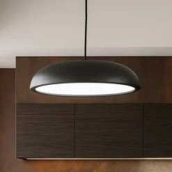 Lampadari Cucina-IsyLuce Lampadario per cucina nera per tavolo led 27w dimmerabile zenal