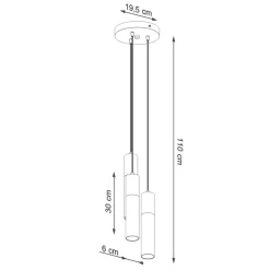 Lampadari Cucina-Selezionato da Mazzolaluce Lampadario per cucina nero cemento