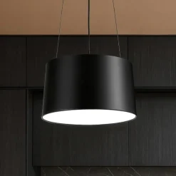 Lampadari Cucina-Selezionato da Mazzolaluce Lampadario per cucina nero cono led 24w 3000k