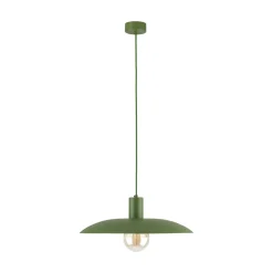 Lampadari Cucina-Selezionato da Mazzolaluce Lampadario per cucina piatto verde 41 cm di metallo