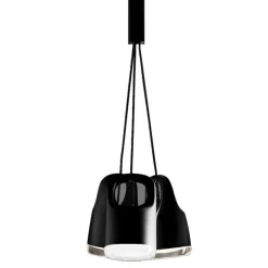 Lampadari Cucina-Vivida International Lampadario per cucina tre luci nero grappolo vivida bag led 12w 3000k
