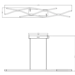 Lampadari Cucina-Selezionato da Mazzolaluce Lampadario per cucine moderne led da 2300k a 4000k colore oro