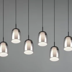 Lampadari Cucina-Selezionato da Mazzolaluce Lampadario per cucine moderne in vetro fume'