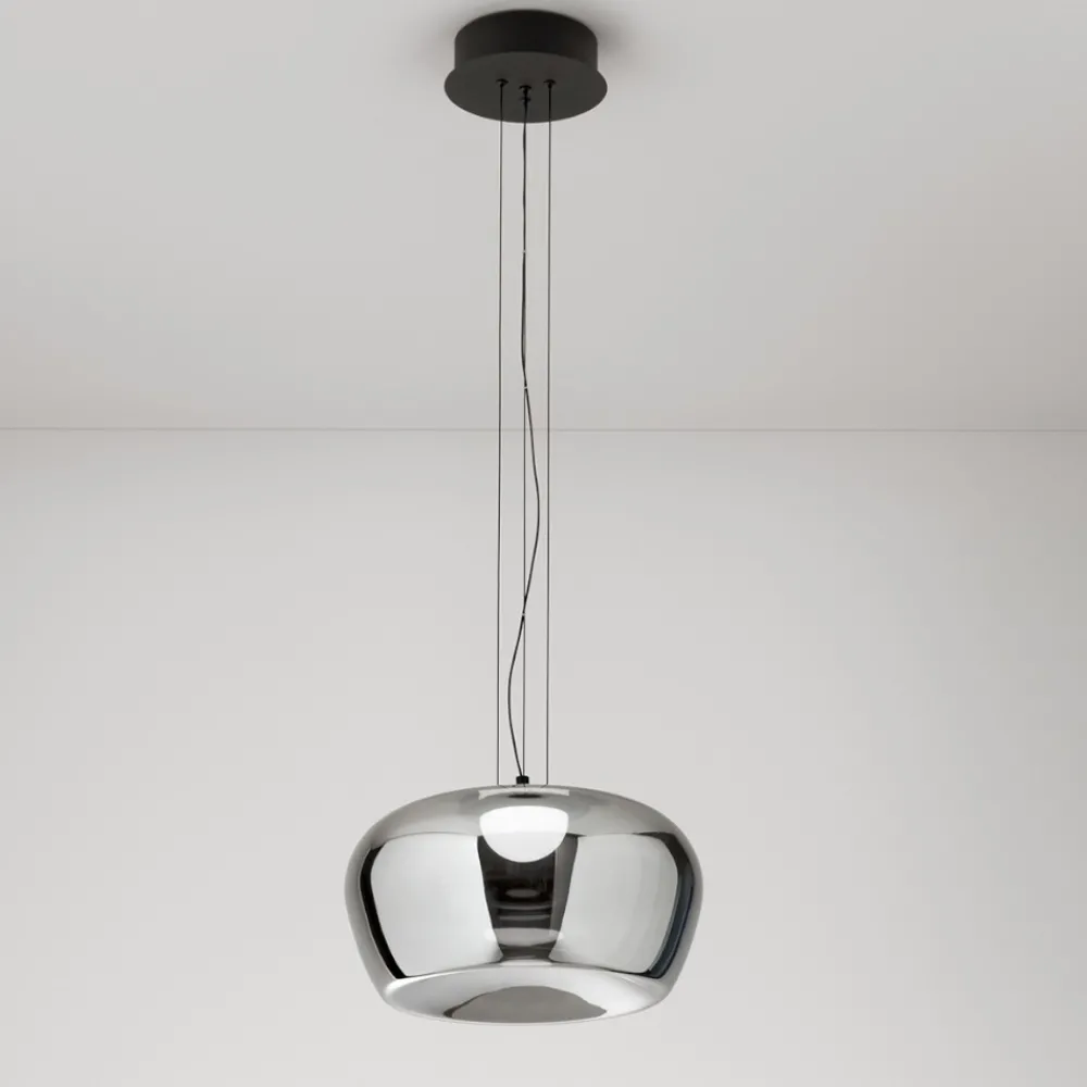 Lampadari Cucina-Perenz Illuminazione Lampadario perenz kave fume specchiato per sala da pranzo led 3000k
