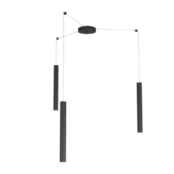 Lampadari Cucina-Top Light Lampadario per isola cucina neri decentrati