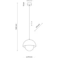 Lampadari Cucina-Selezionato da Mazzolaluce Lampadario per isola penisola cucina ocra a cupola 27 cm
