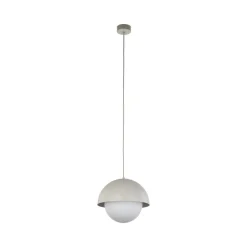 Lampadari Cucina-Selezionato da Mazzolaluce Lampadario per isola penisola cucina beige a cupola 27 cm