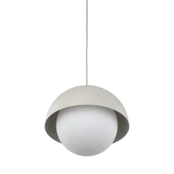 Lampadari Cucina-Selezionato da Mazzolaluce Lampadario per isola penisola cucina beige a cupola 27 cm
