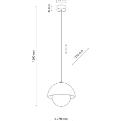 Lampadari Cucina-Selezionato da Mazzolaluce Lampadario per isola penisola cucina beige a cupola 27 cm