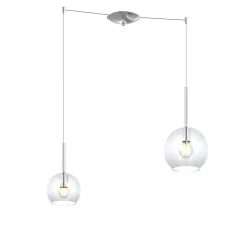 Lampadari Moderni-Top Light Lampadario per sala da pranzo moderna vetri trasparenti