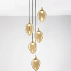 Lampadari Moderni-Selezionato da Mazzolaluce Lampadario per salotto led 3000k moderno 5 luci