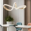 Lampadari Moderni-Selezionato da Mazzolaluce Lampadario per salotto oro led 3000k dimmerabile elegante