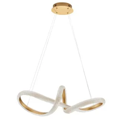 Lampadari Moderni-Selezionato da Mazzolaluce Lampadario per salotto oro led 3000k dimmerabile elegante