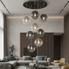Lampadari Moderni-Top Light Lampadario per soggiorno con sfere di vetro a sospensione per soggiorno