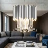 Lampadari Moderni-Selezionato da Mazzolaluce Lampadario per soggiorno cromo con cristalli elegante
