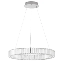 Lampadari Moderni-Selezionato da Mazzolaluce Lampadario per soggiorno led 40w 3500k anello di cristallo