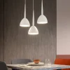 Lampadari Moderni-Affralux Lampadario per soggiorno 3 luci moderno bianca bell