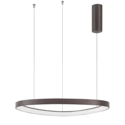 Lampadari Moderni-Selezionato da Mazzolaluce Lampadario per soggiorno moderno marrone led 48w 3000k dimmerabile