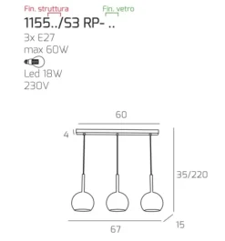 Lampadari Moderni-Top Light Lampadario per soggiorno moderno ottone satinato sfere vetri oro