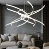 Lampadari Moderni-Top Light Lampadario per soggiorno moderno bianco tornado led 69w 4000k