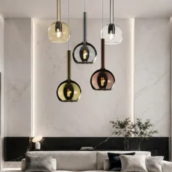 Lampadari Moderni-Top Light Lampadario per soggiorno moderno vetri multicolor