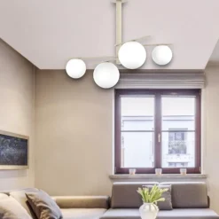 Lampadari Moderni-Top Light Lampadario per soggiorno sabbia boomerang