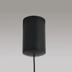 Lampadari Cucina-Selezionato da Mazzolaluce Lampadario per tavolo cucina cono nero led dimmerabile