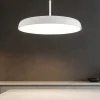 Lampadari Cucina-Selezionato da Mazzolaluce Lampadario per tavolo cucina disco bianco led 40w dimmerabile 3000k
