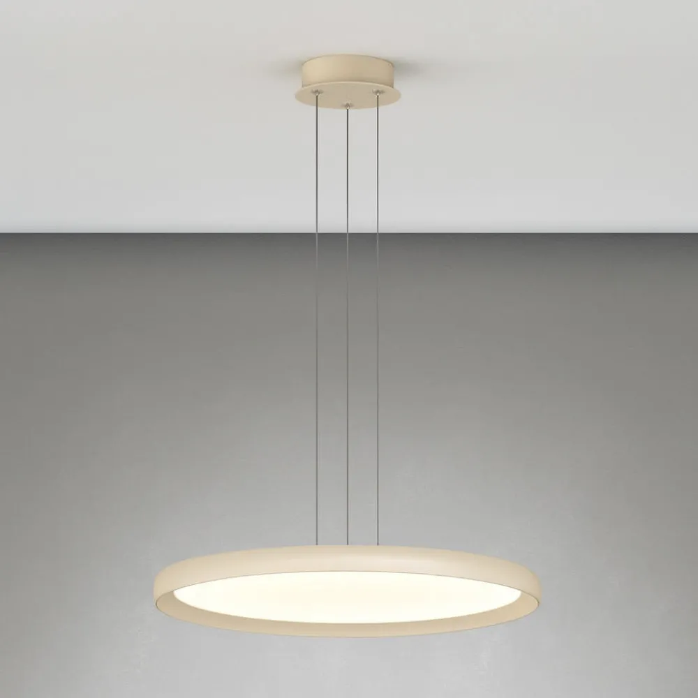 Lampadari Cucina-Top Light Lampadario per tavolo cucina moderna rotondo sabbia led 25w cct plana
