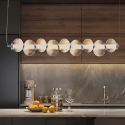 Lampadari Cucina-Selezionato da Mazzolaluce Lampadario per tavolo da cucina led 3000k design ultramoderno