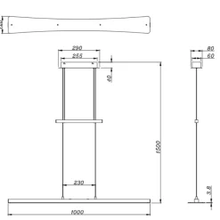Lampadari Cucina-Selezionato da Mazzolaluce Lampadario per tavolo da cucina moderna nero led 18w