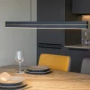Lampadari Cucina-Selezionato da Mazzolaluce Lampadario per tavolo da cucina nero led da 2700k a 5000k dimmerabile