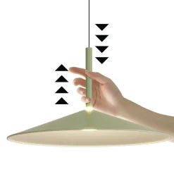 Lampadari Cucina-Selezionato da Mazzolaluce Lampadario per tavolo da cucina disco bianco led 16w 3000k moderno