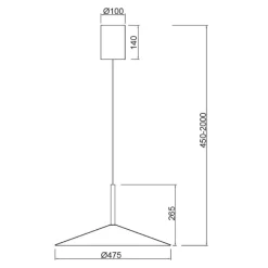 Lampadari Cucina-Selezionato da Mazzolaluce Lampadario per tavolo da cucina disco bianco led 16w 3000k moderno