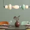 Lampadari Moderni-Selezionato da Mazzolaluce Lampadario per tavolo da pranzo ceramica multicolor vetro led 3000k