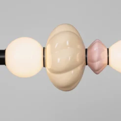 Lampadari Moderni-Selezionato da Mazzolaluce Lampadario per tavolo da pranzo ceramica multicolor vetro led 3000k